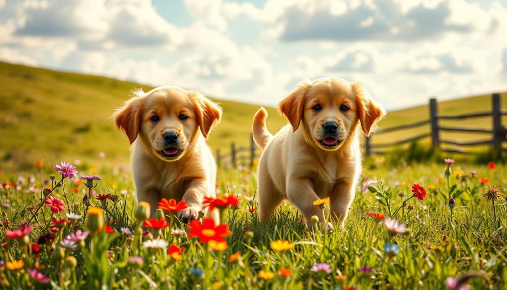 Golden Retriever Irish Setter Puppies