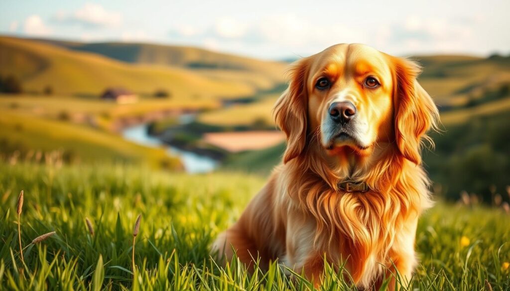 Golden Retriever King Cavalier Mix