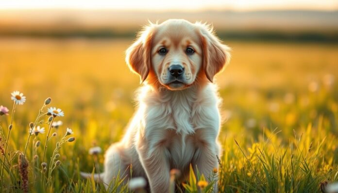 Golden Retriever King Cavalier Mix