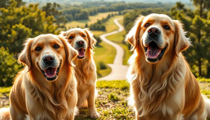 golden retrievers