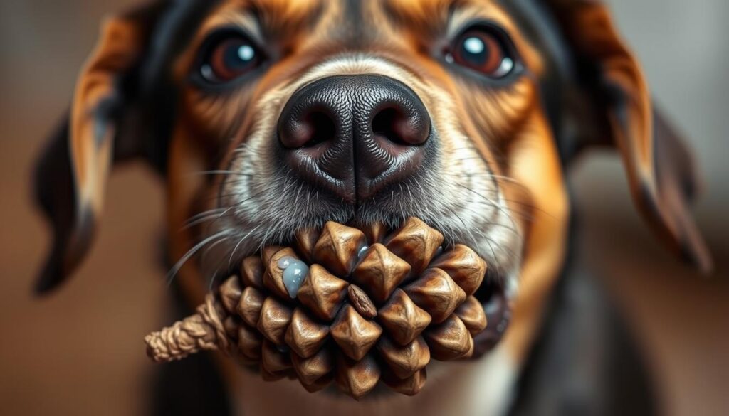 pine cone ingestion symptoms